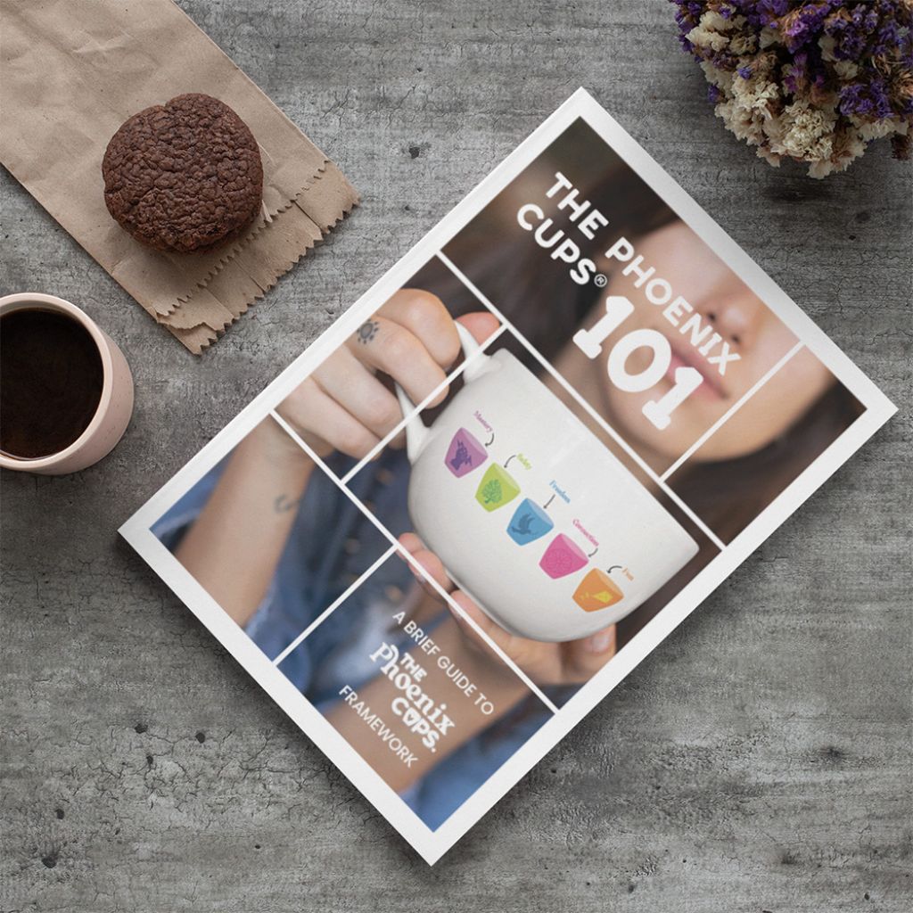 28 Day Wellbeing Challenge with Phoenix Cups 101 booklet The Phoenix Cups